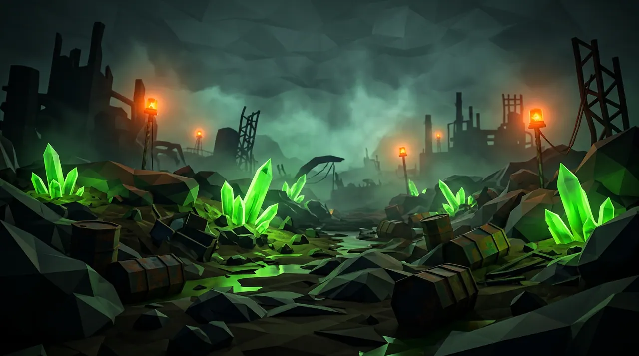 Radiation zone — cinematic wide crop